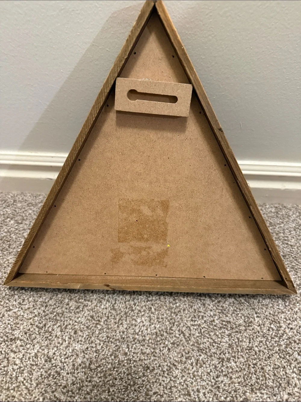 🏖️ 10 items for $20☀️ Home Sweet Home Triangle Wall Sign - Black and Brown